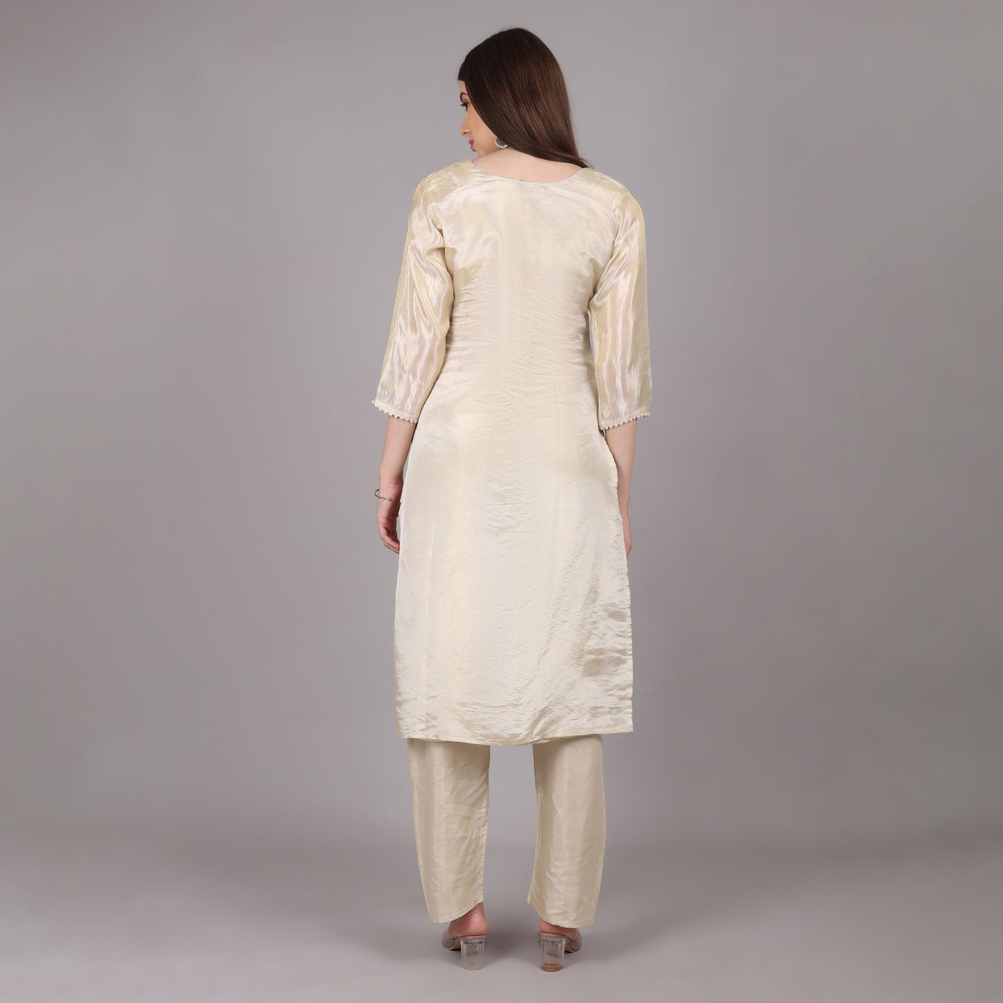 Gul-E-Gulzar Pure Tissue Kurta Set