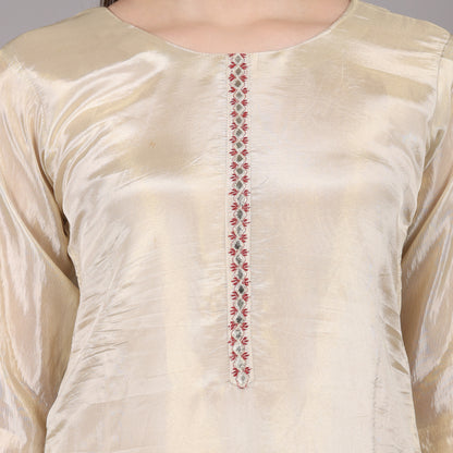 Gul-E-Gulzar Pure Tissue Kurta Set